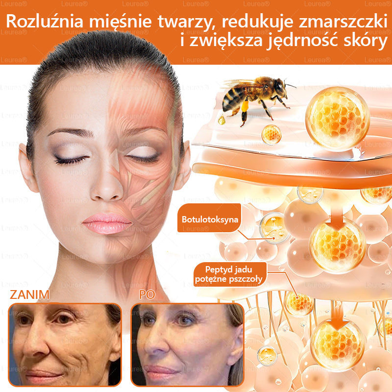 Leurea® Krem z Jadem Pszczelim 🔥 Regeneracja skóry, redukcja zmarszczek i promienny wygląd – 50 ml