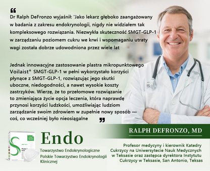 Voilaist® SMGT-GLP-1 Nano Microneedle Patch（⚡Bezbolesny, długotrwały, zwalczający cukrzycę, otyłość i choroby układu krążenia）