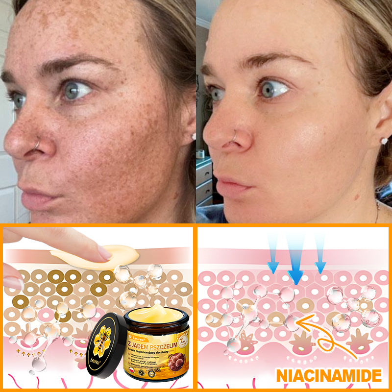 Leurea® Krem z Jadem Pszczelim 🔥 Regeneracja skóry, redukcja zmarszczek i promienny wygląd – 50 ml